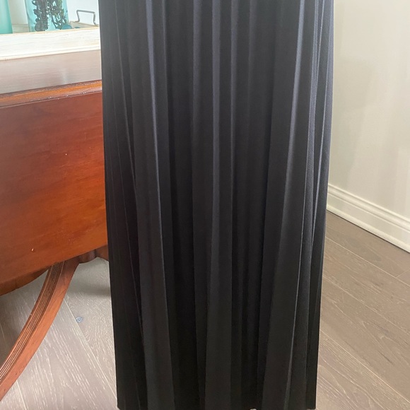 TAHARI NWT black pleated dress size XL - Picture 7 of 14